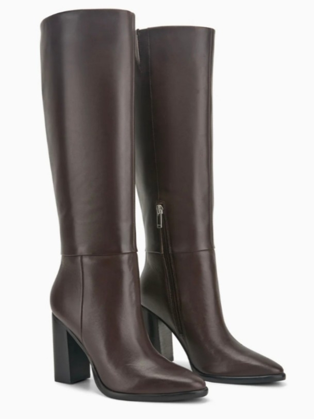 Marc Fisher Lannie Wide Calf Leather Boots NIB